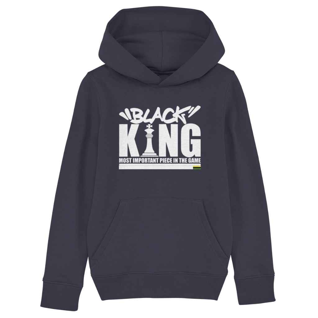 Black King Chess Boys Hoodie