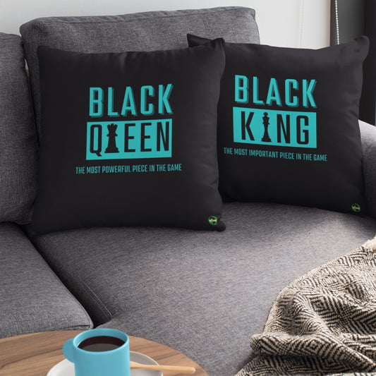 Personalised Scatter Cushions | Black Queen