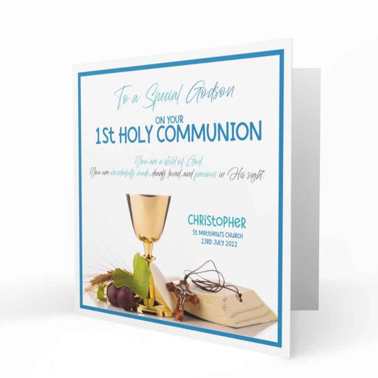 Personalised First Holy Communion Card | Psalm 139