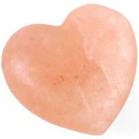 Picture of a bar of pink Himalayan Salt Soap. This Pink Himalayan Salt Soap is heart shaped