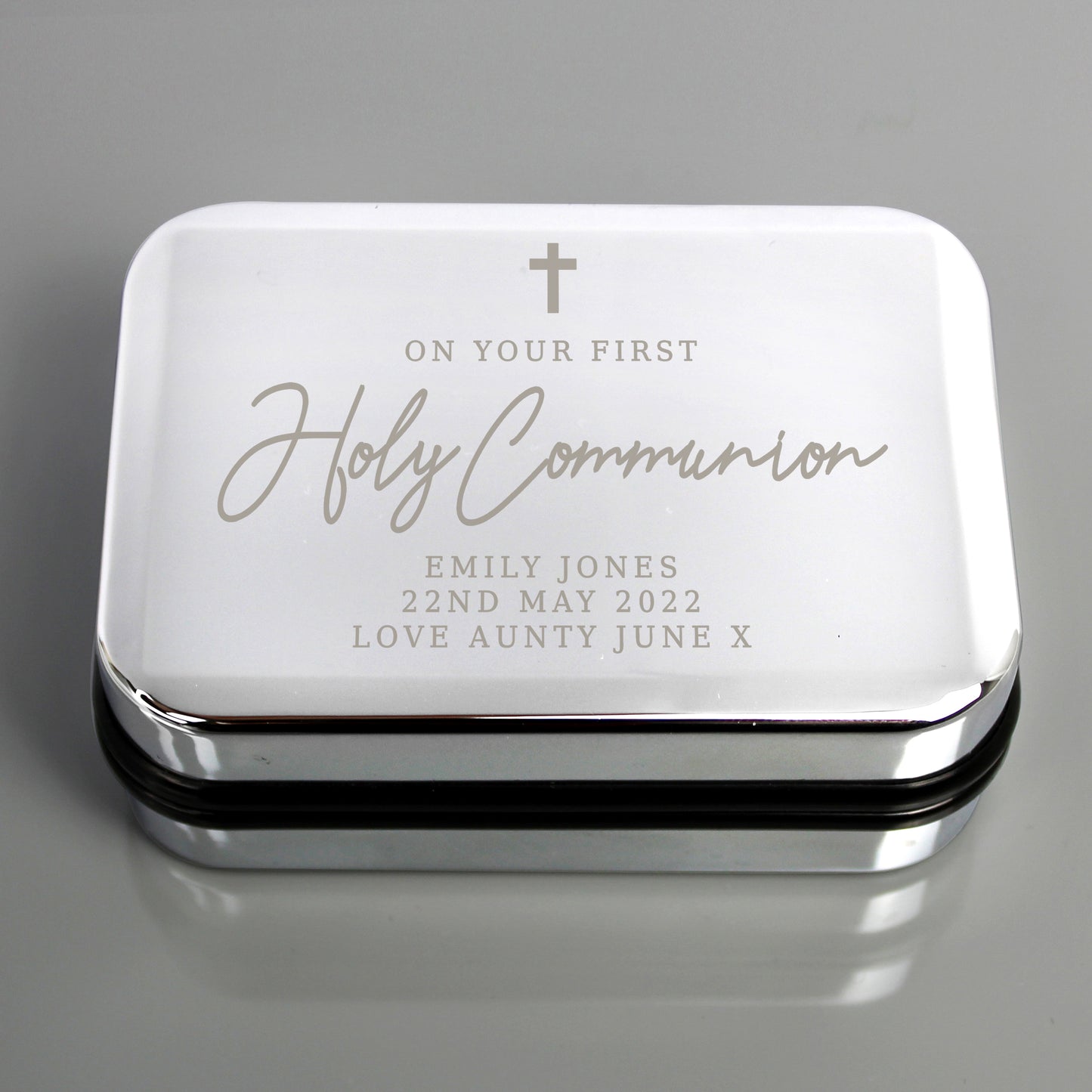 Personalised Holy Communion Necklace Box