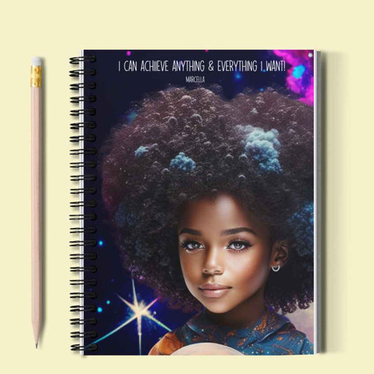 I can achieve anything Black Girl Notebook