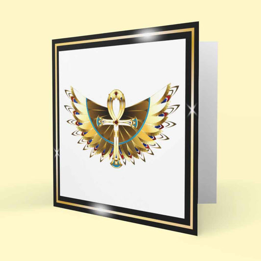 Isis Wings & Ankh Any Occasion card