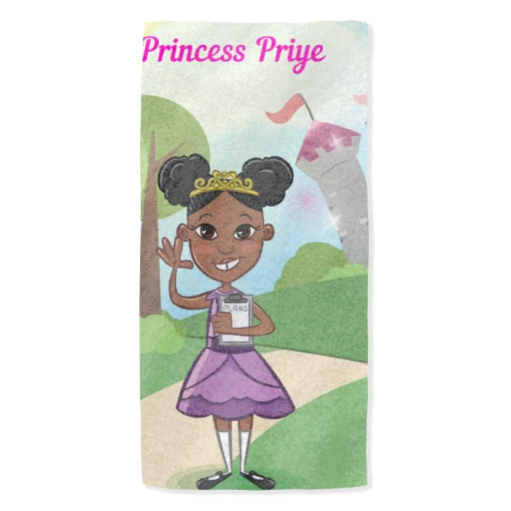 Princess Priye Personalised Towel