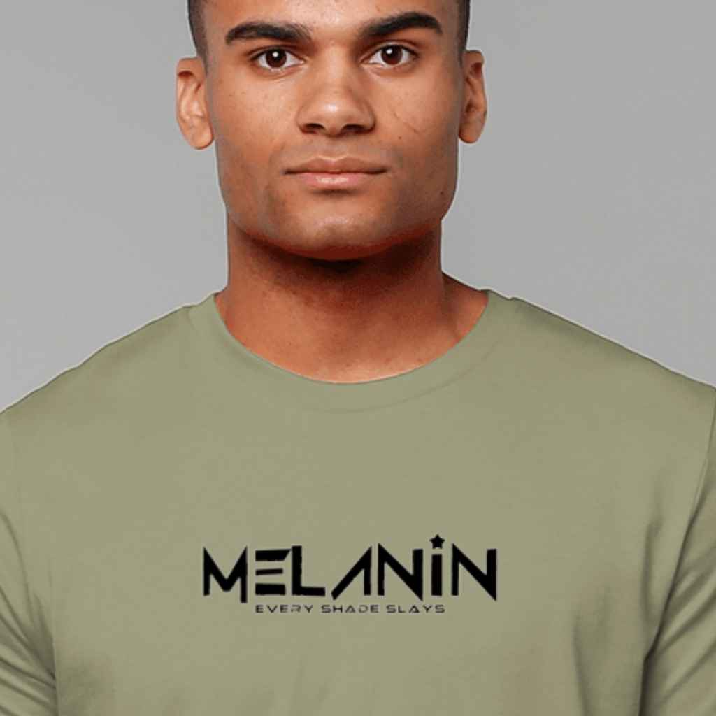 Melanin Every Shade Slays Organic Cotton T Shirt