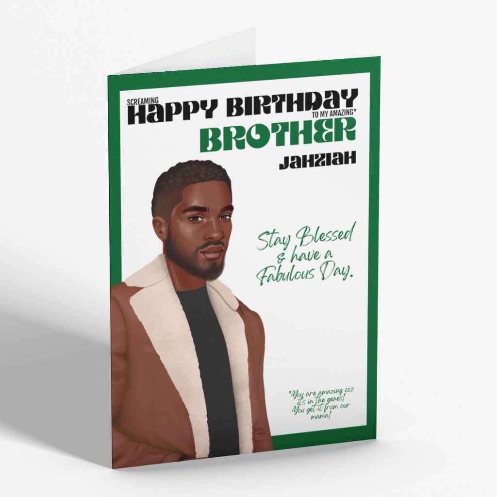 Black Male Relative Birthday Card Bundle