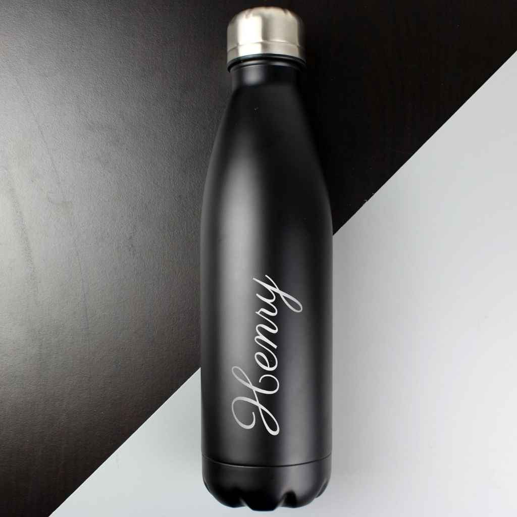 Personalised Matte Black Hydro Flask