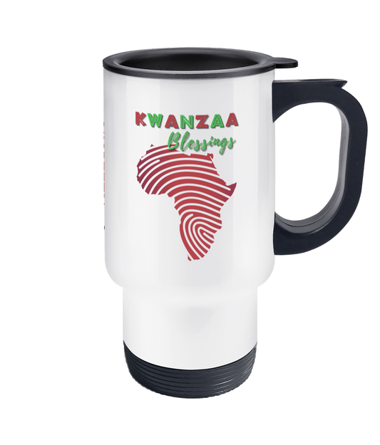 Personalised Travel Mug | Kwanzaa Blessings