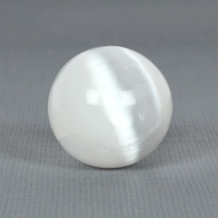Sphere | White Selenite | Meditation