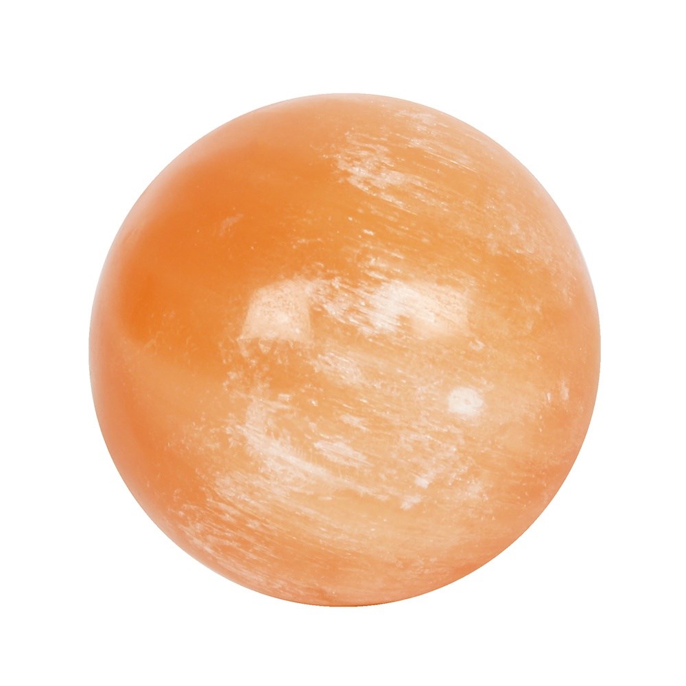 Sphere | Orange Selenite | Meditation