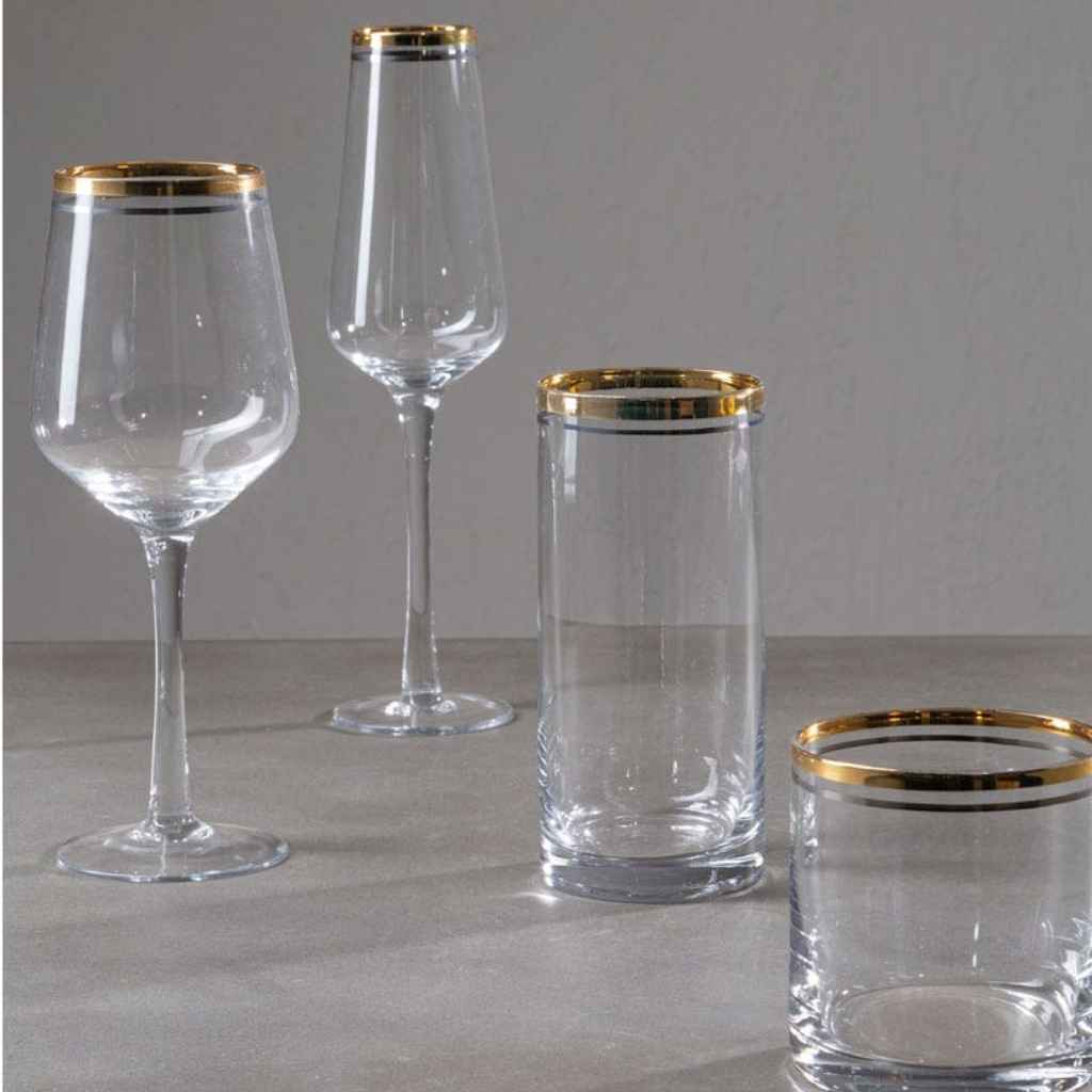 Charleston Champagne Glasses | Set of 4