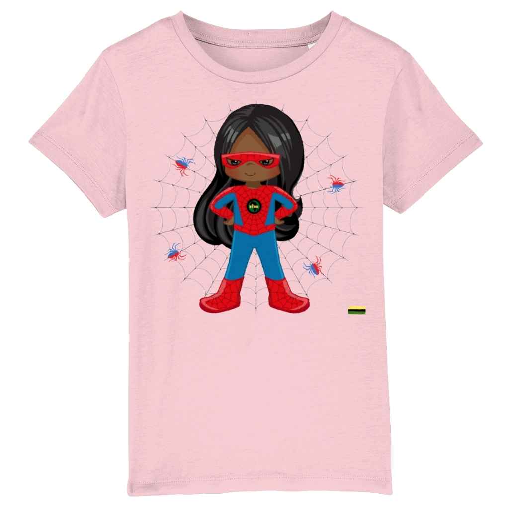 Black Superheroes | Spidey Superheroine Organic Cotton T Shirt