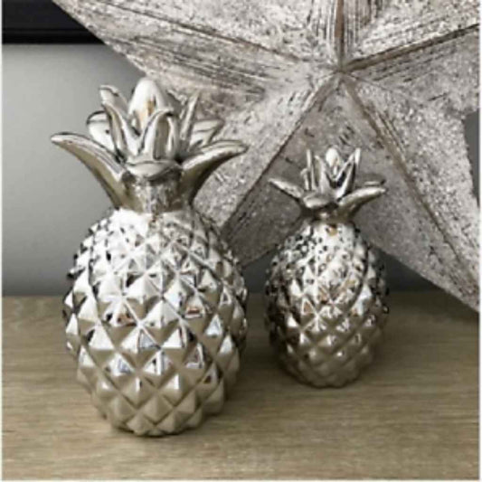 Decorative Silver Pineapple