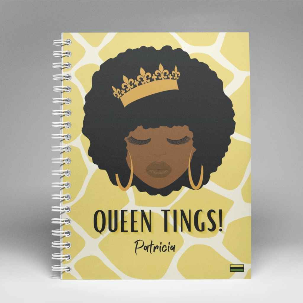 Personalised A5 Notebook | Queen Tings