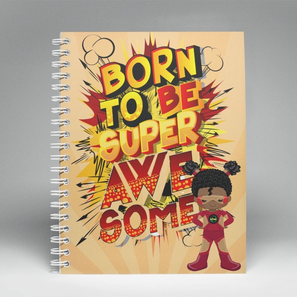 Personalised A5 Kids Notebook | Born to be Awesome