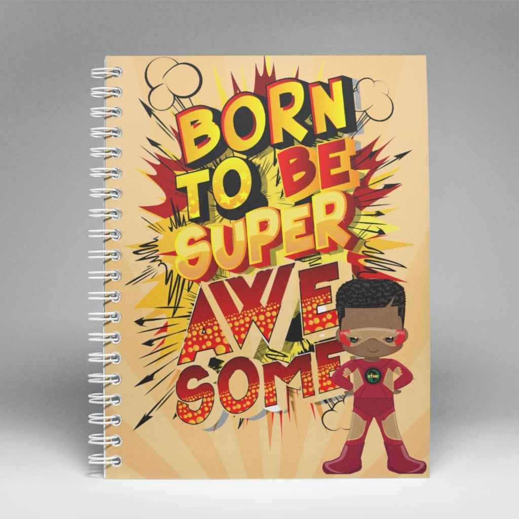 Personalised A5 Kids Notebook | Born to be Awesome