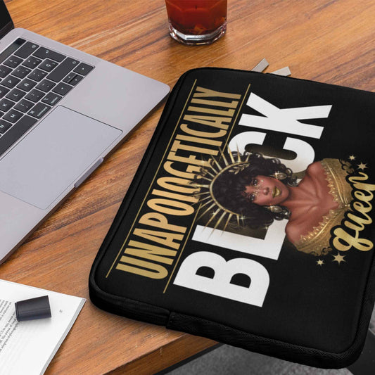 Unapologetically Black Queen Personalised Laptop Sleeve