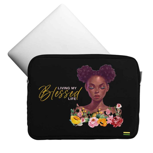 Living My Blessed Life Personalised Laptop Sleeve