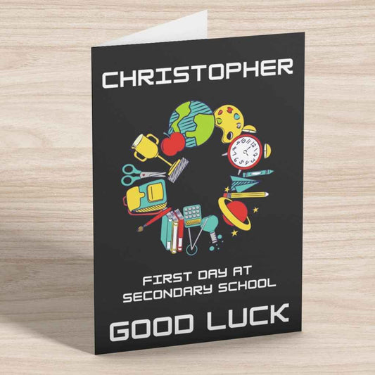 Good Luck Cards | Starting Secondary School | School Things