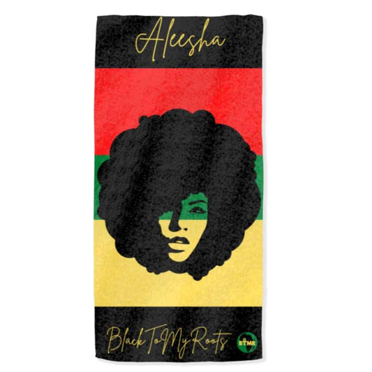 Personalised Towels | RBG Black Queen