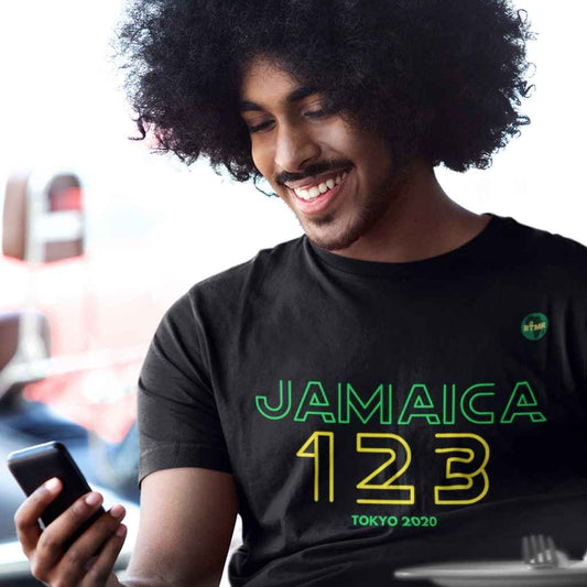 Organic Cotton T Shirt | Unisex | Jamaica 123