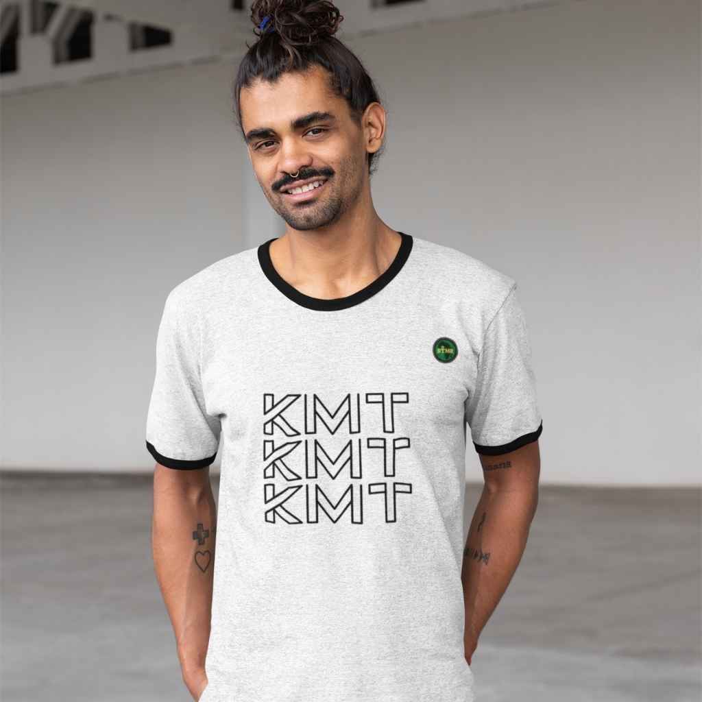 Organic Cotton Ringer T Shirt | Unisex | KMT