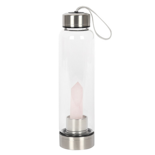 Crystal Water Bottles | Rose Quartz | Purifying