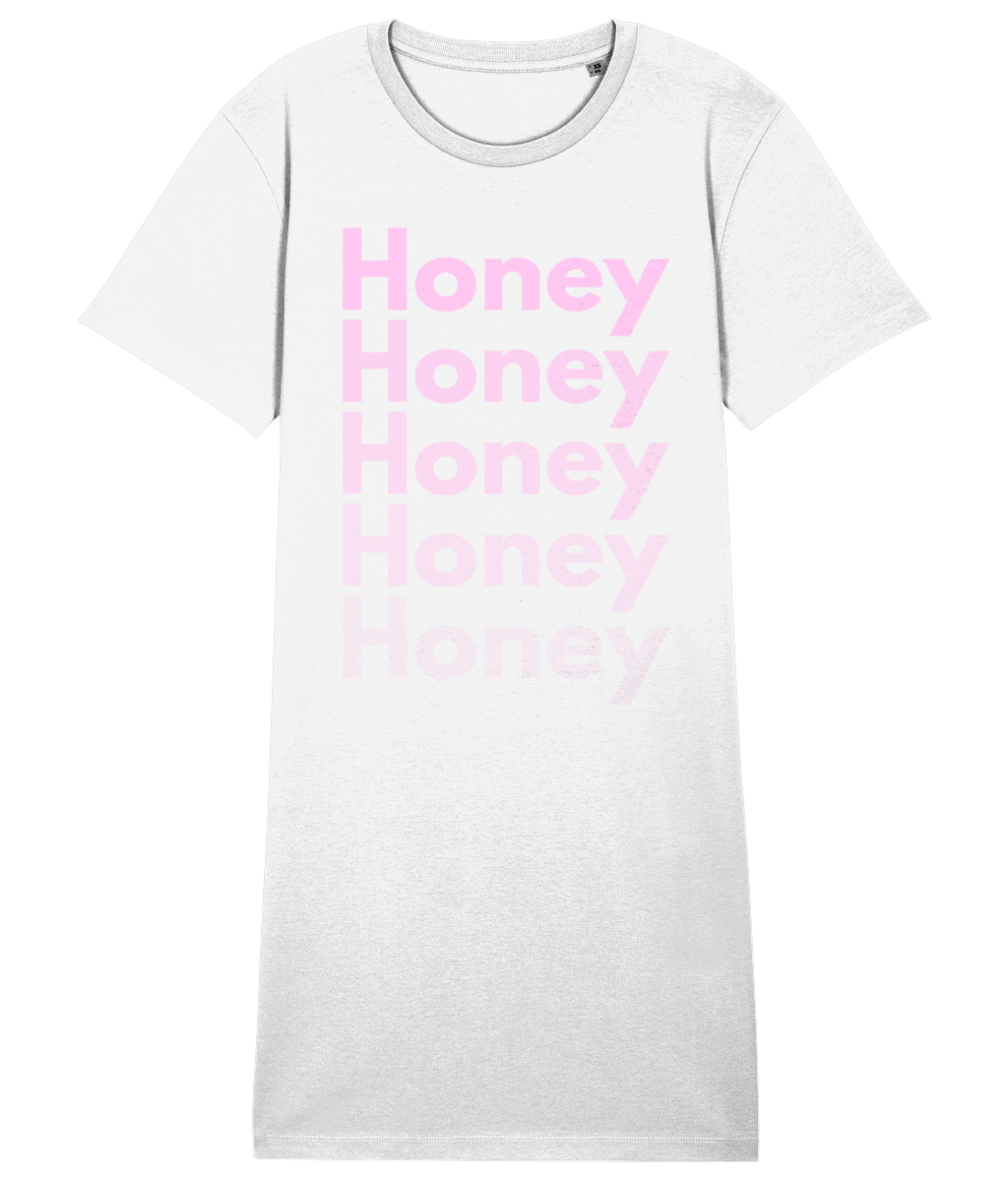 AsariahZi Collection - Shades of Honey T Shirt Dress (pink)