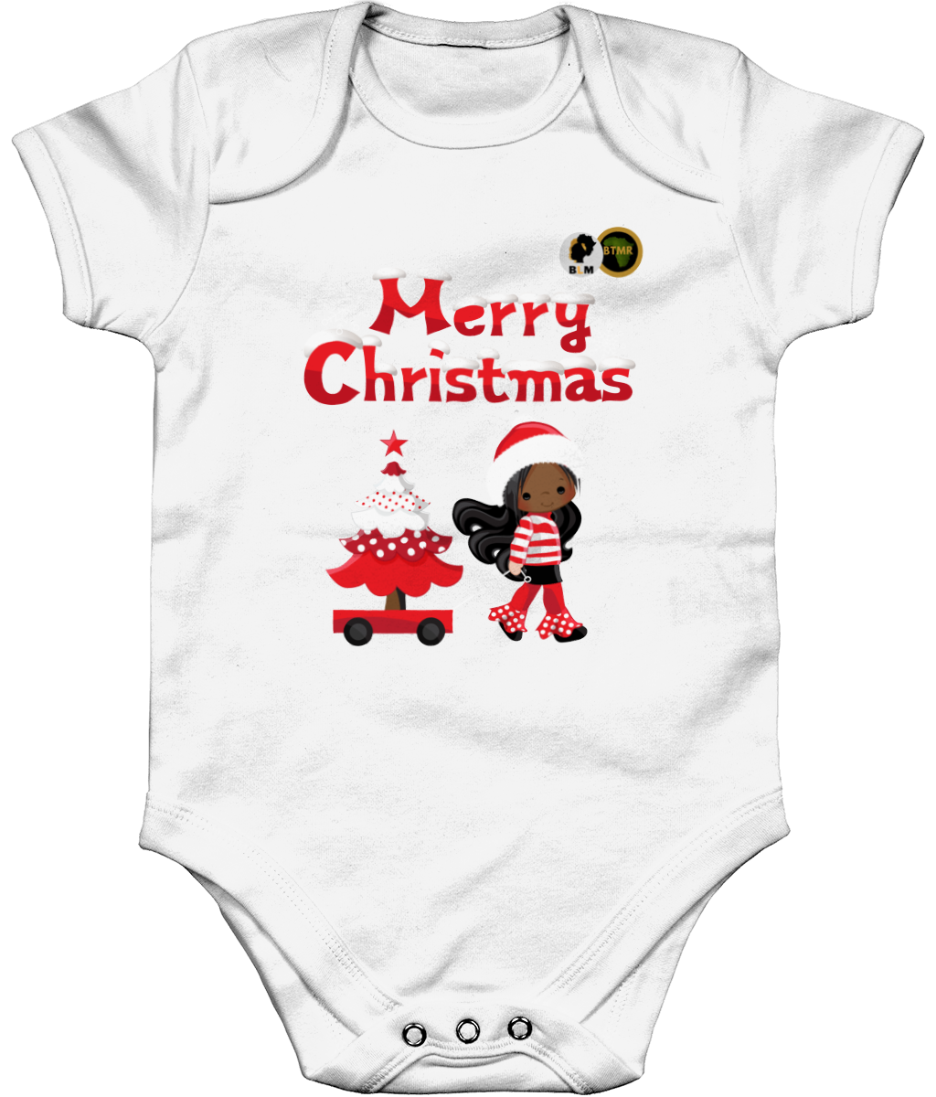 Baby Bodysuit - BLM Christmas Girl Sled