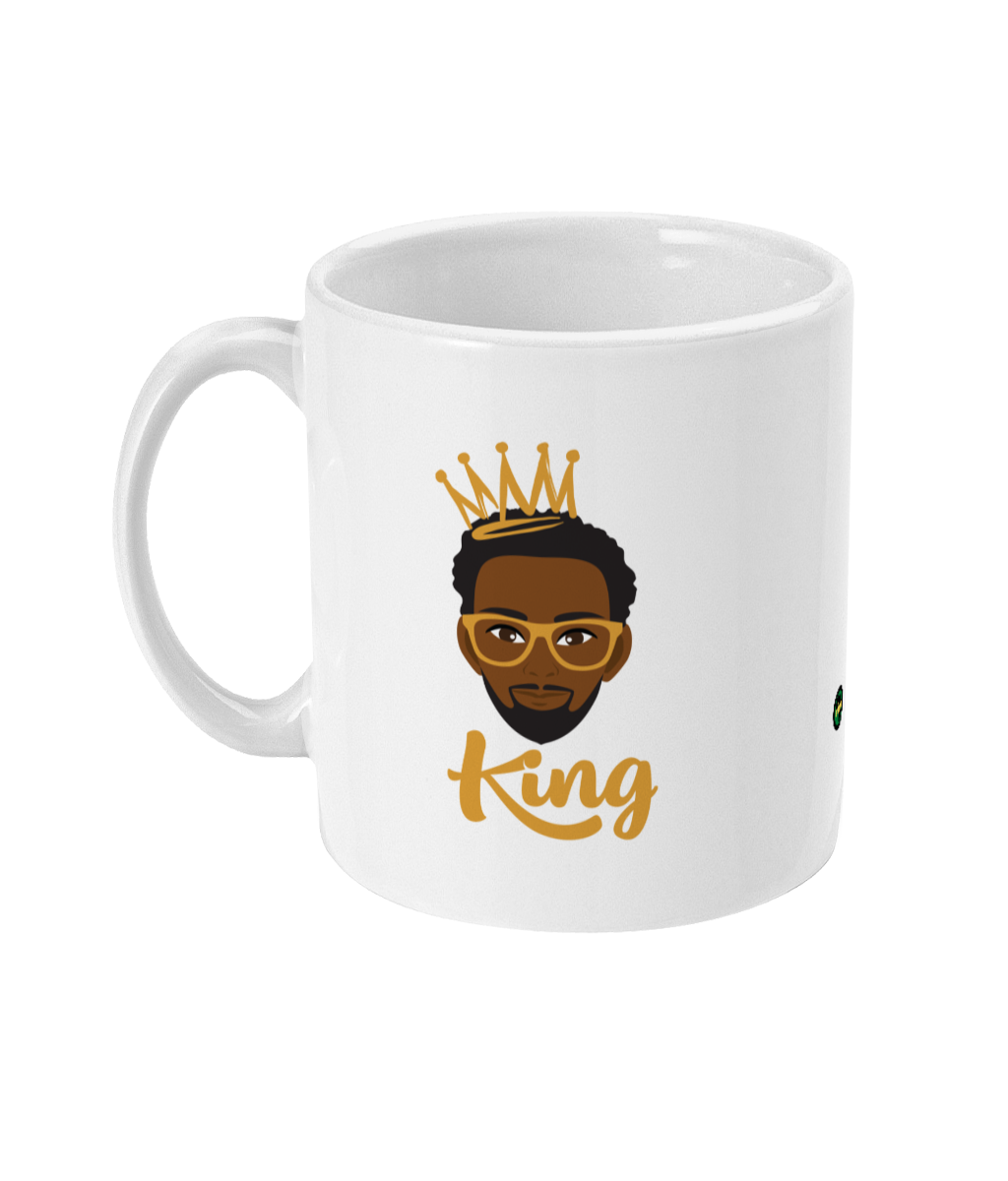 Personalised Cup | Black King Crown