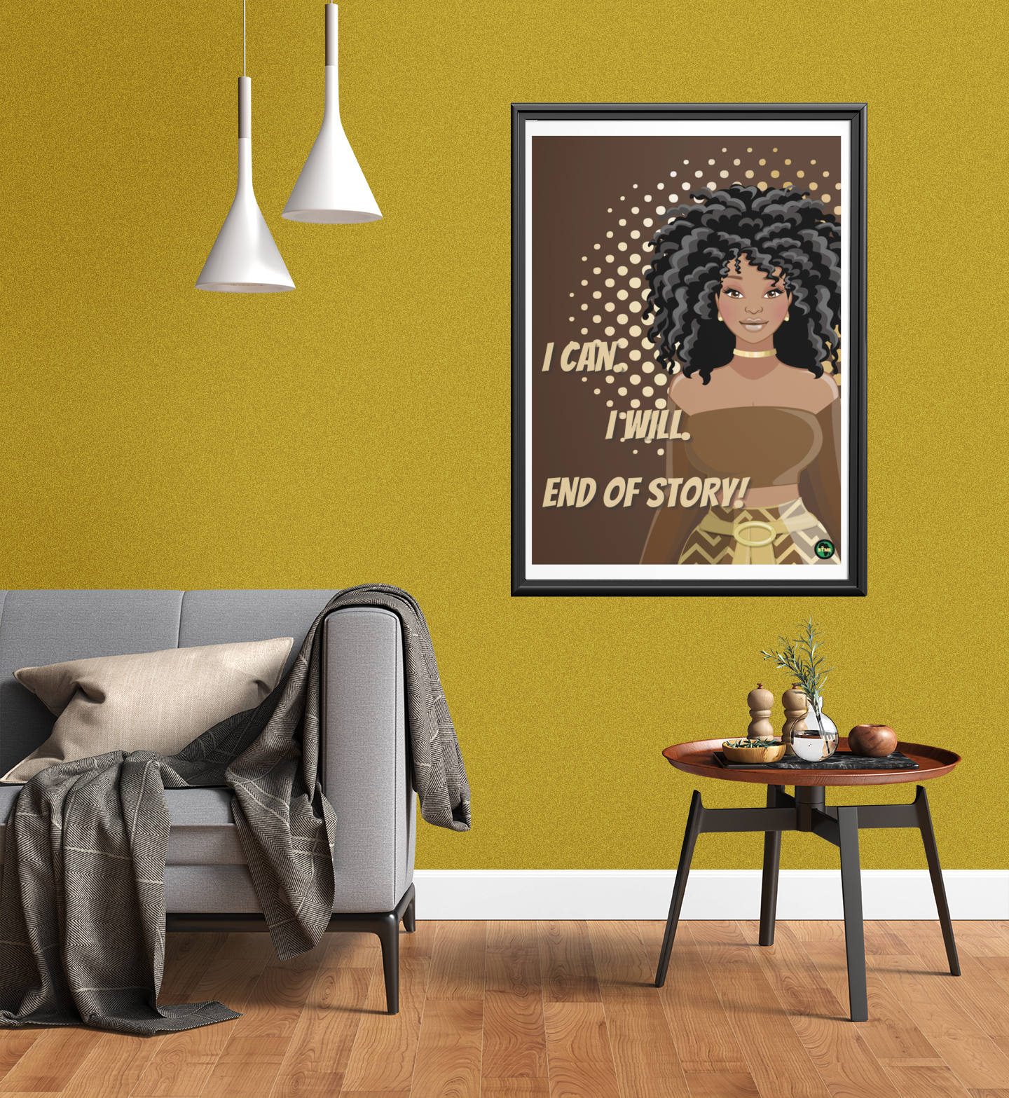 Portrait Matte Art Giclee Print | Portrait | I Can, I Will, End Of