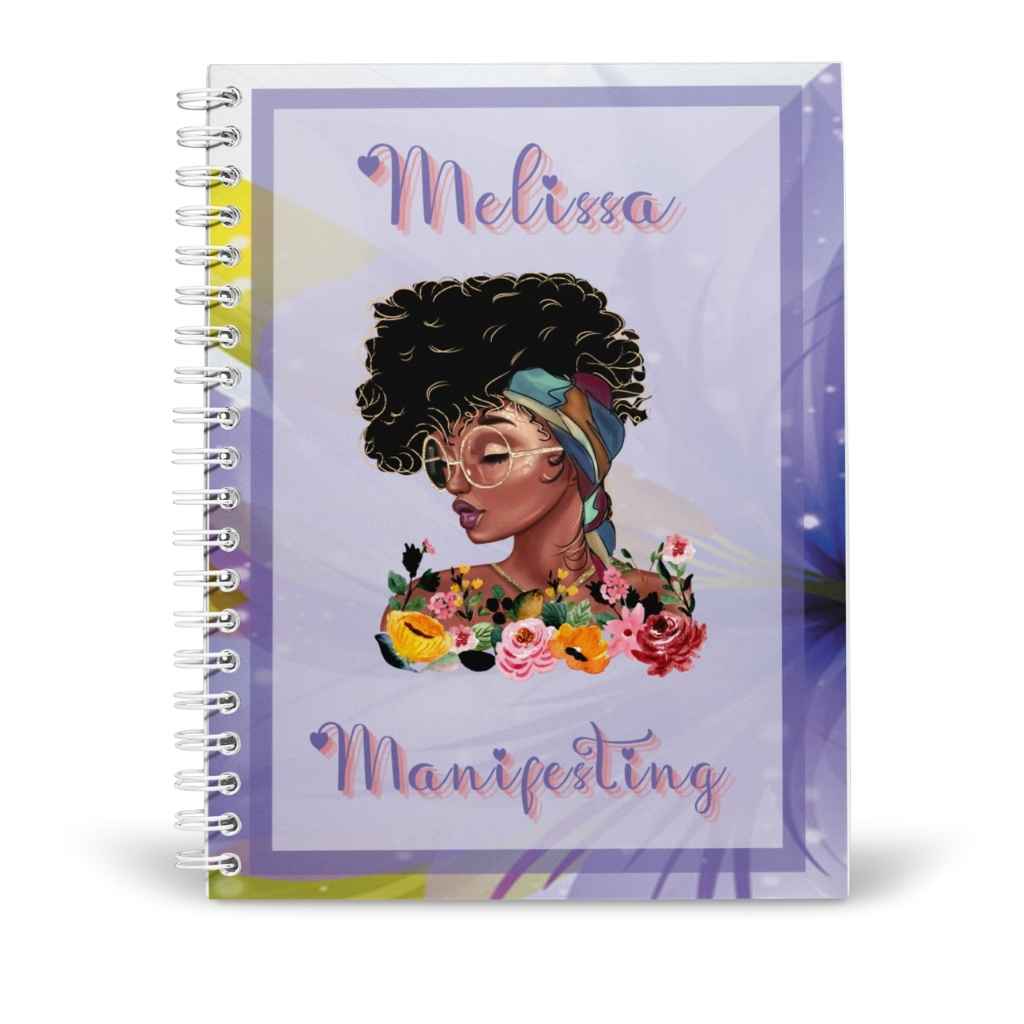 Personalised A5 Notebook | Manifesting - Floral
