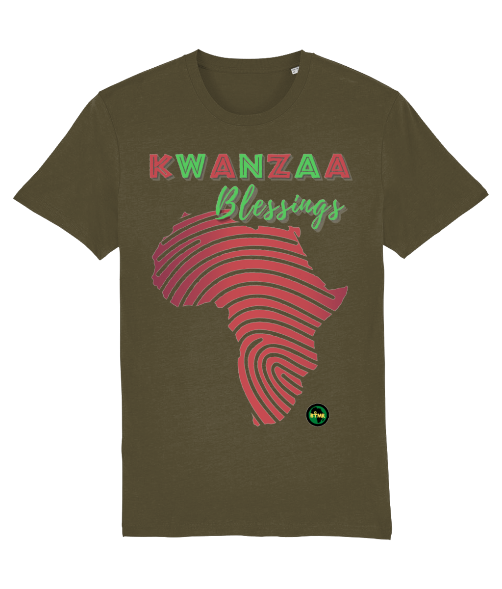 Organic Cotton T Shirt | Unisex | Kwanzaa Blessings