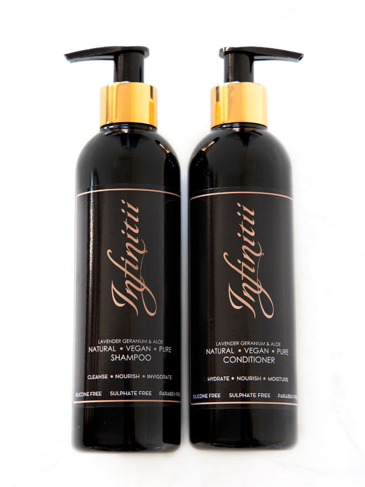 Sulphate Free Natural Shampoo + Conditioner Duo