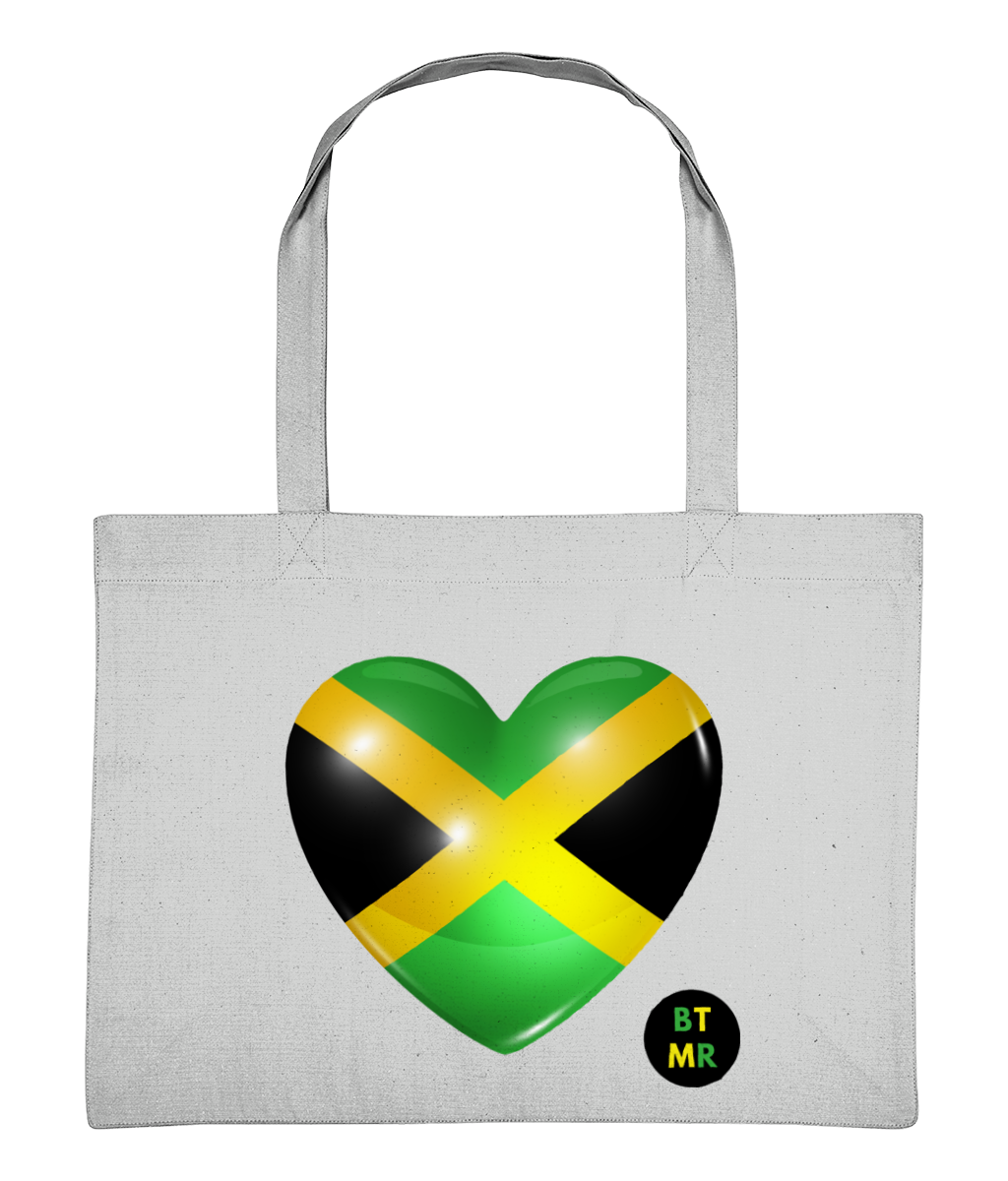 Large Heavyweight Eco Friendly Shopping Bag - I Love Jamaica
