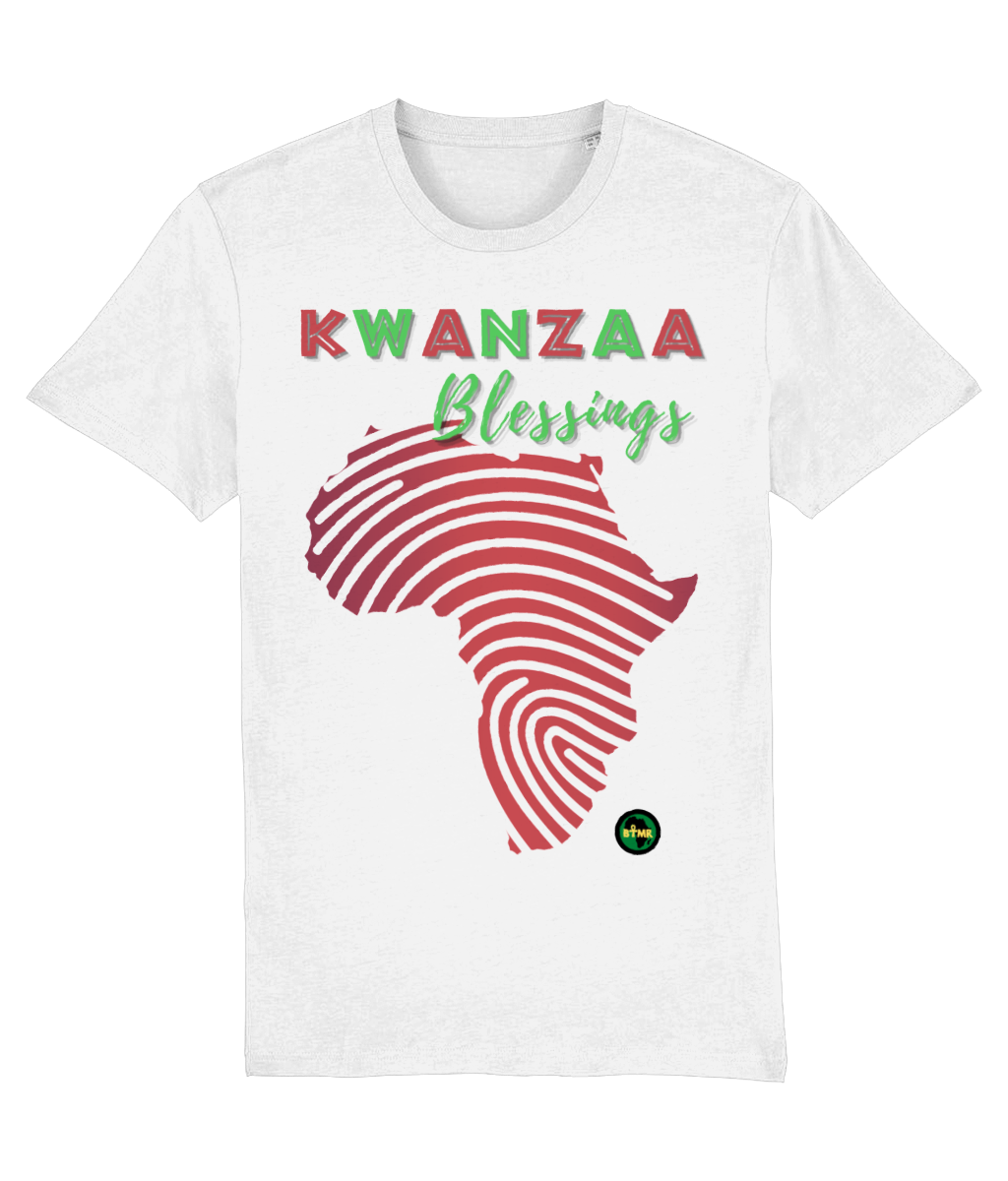 Organic Cotton T Shirt | Unisex | Kwanzaa Blessings