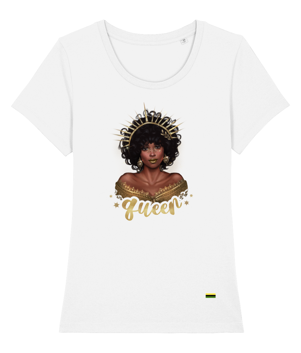 Queen| Fitted Women's Organic Cotton T Shirt