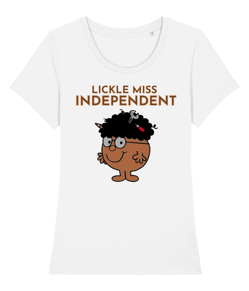 Lickle Miss Independent Fitted T Shirt