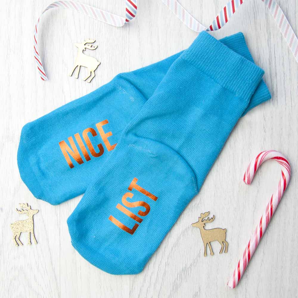 Personalised Kids Christmas Day Socks