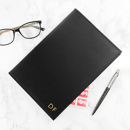 Personalised refillable leather notebook | 4 Colours