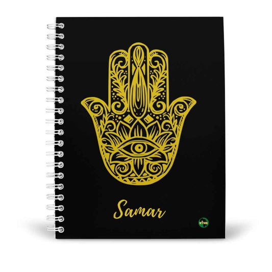 Personalised A5 Notebook | Hand of Hamsa
