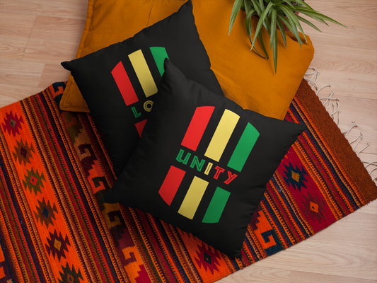 Red, Gold & Green UNITY Cushion