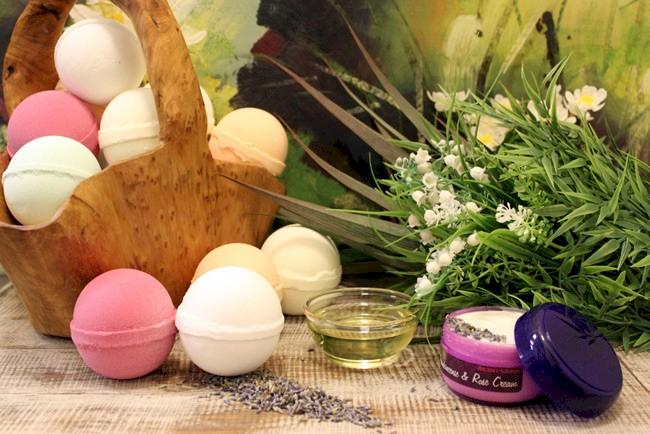 Essential Oils Bath Bombs || Lavender & Marjoram